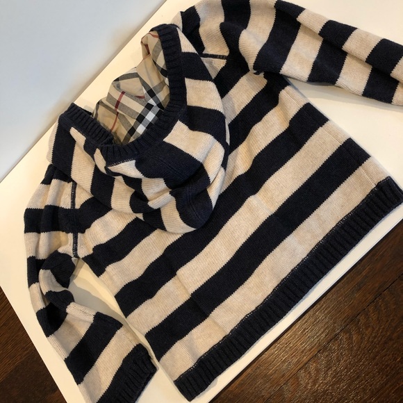 Children’s Burberry Striped Sweater Sz 3 - Picture 5 of 5